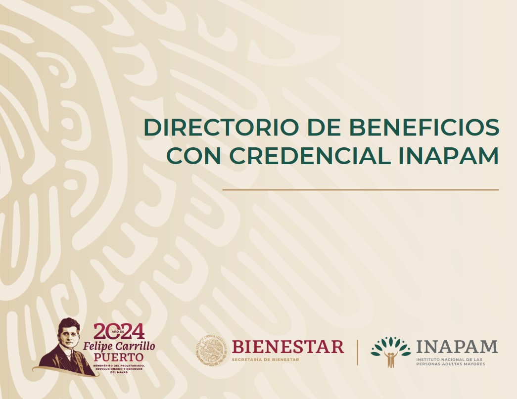 directorio de beneficios con credencial del inapam
