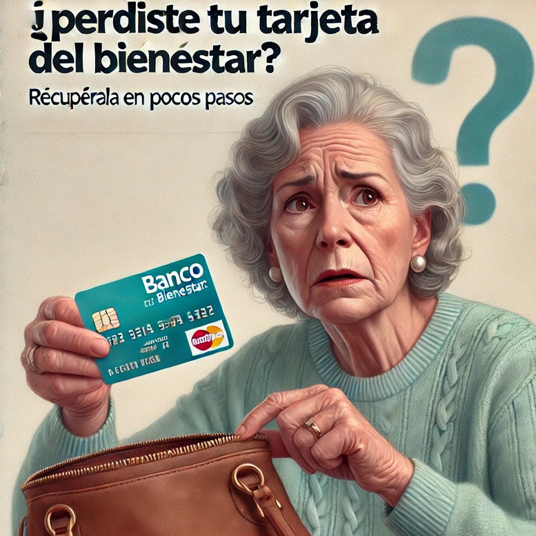 perdiste la tarjeta del bienestar?,