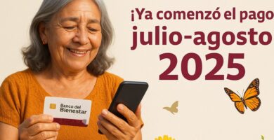 calendario de pago programas del bienestar julio agosto 2025